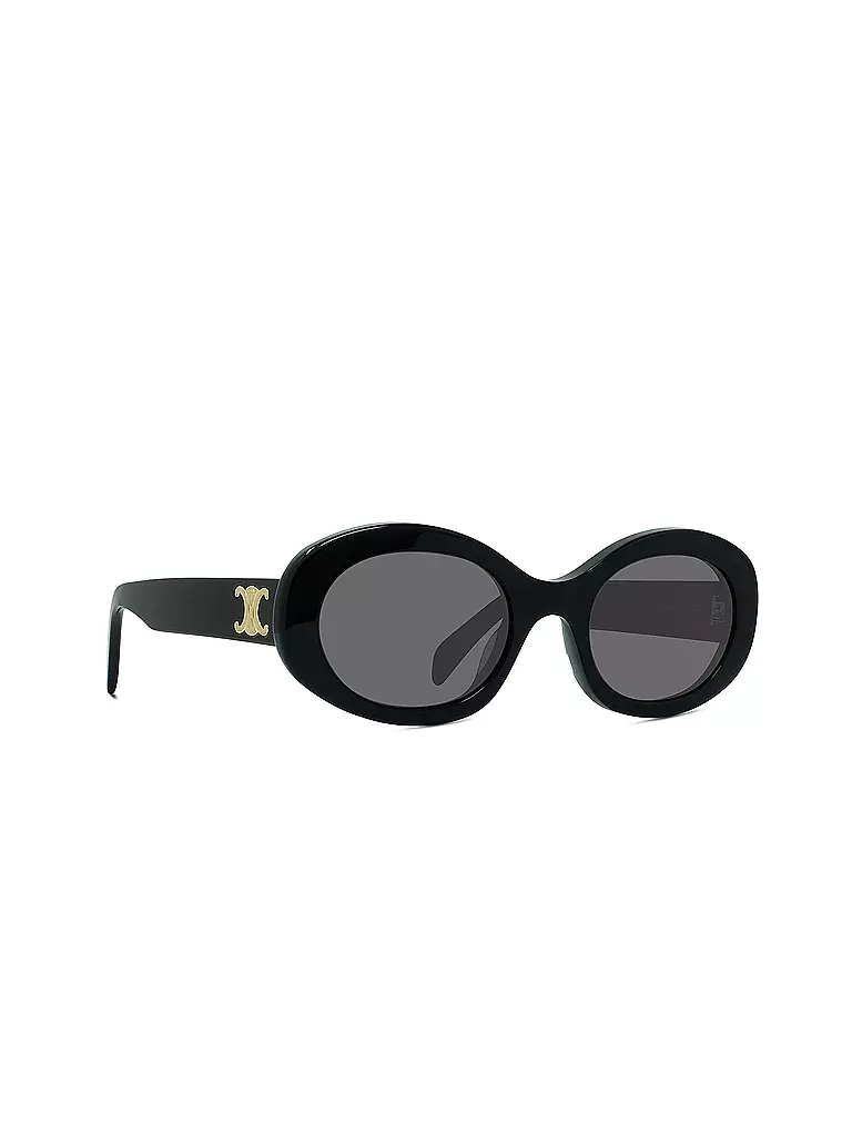 CELINE | Lunettes de soleil rondes Triomphe noires | 