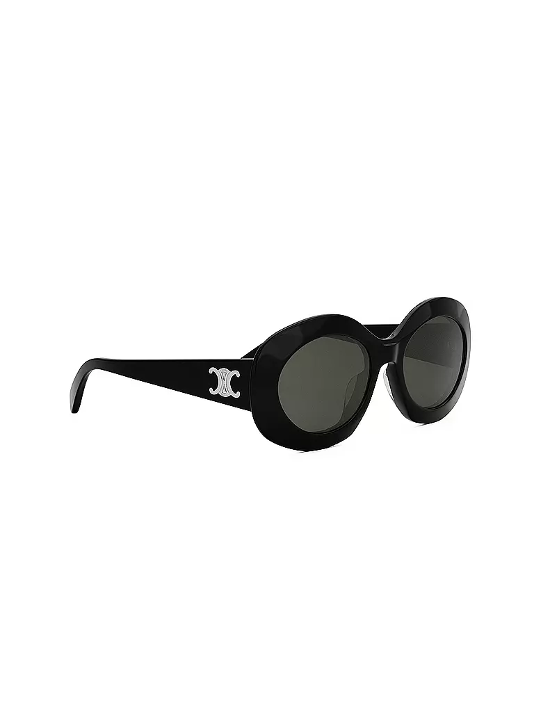 CELINE | Lunettes de soleil rondes Triomphe noires | 