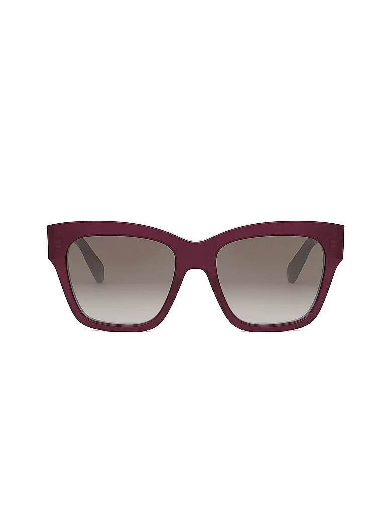 CELINE | Lunettes de soleil rouges angulaires Triomphe | 