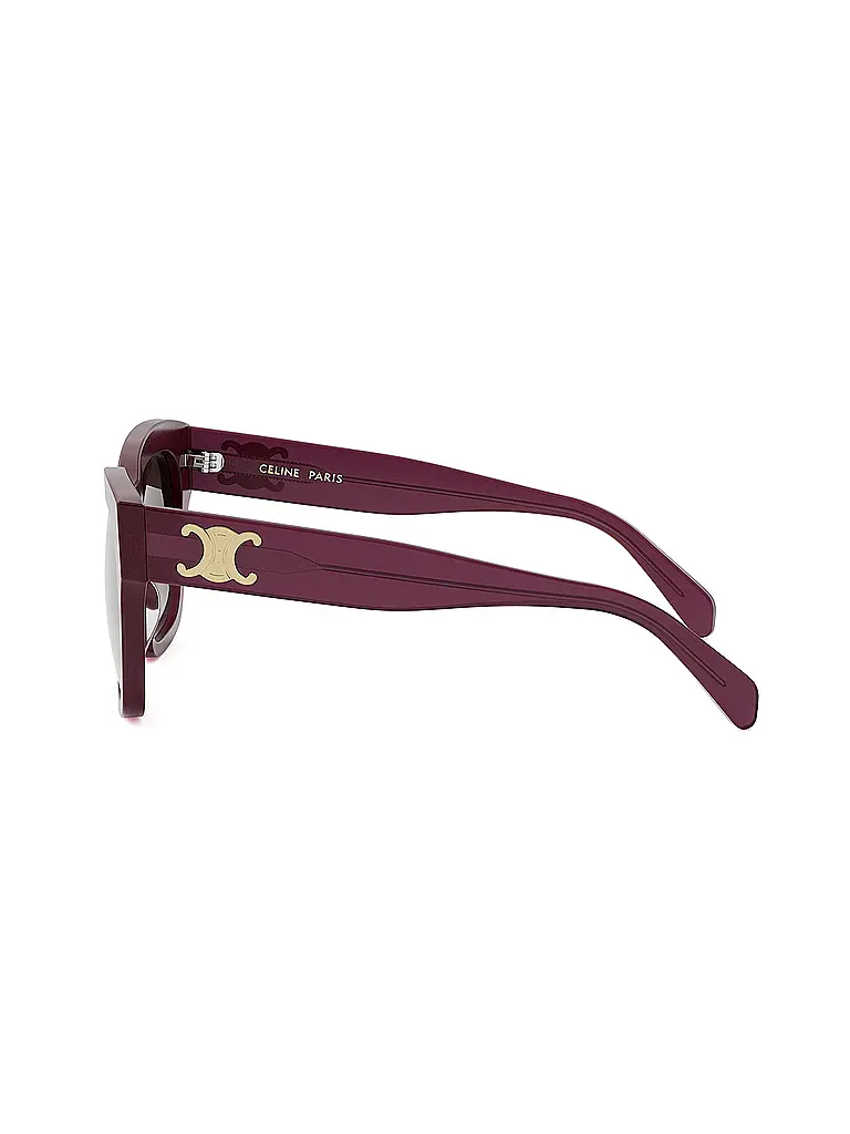 CELINE | Lunettes de soleil rouges angulaires Triomphe | 