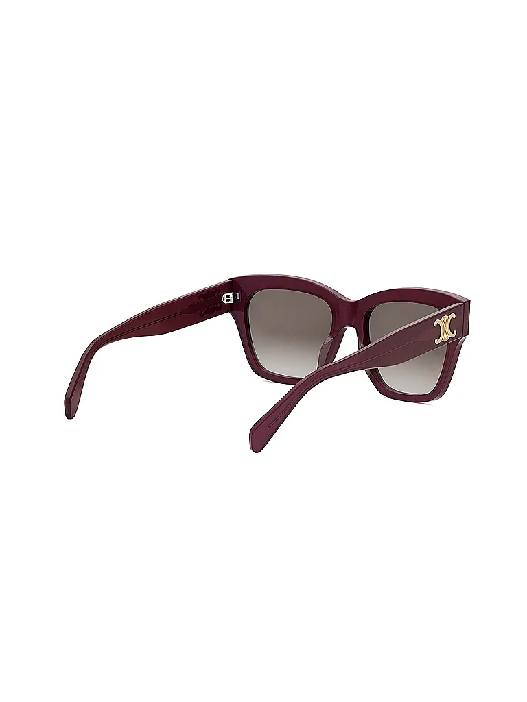 CELINE | Lunettes de soleil rouges angulaires Triomphe | 