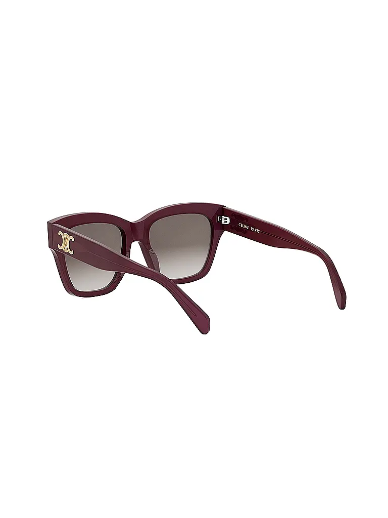 CELINE | Lunettes de soleil rouges angulaires Triomphe | 