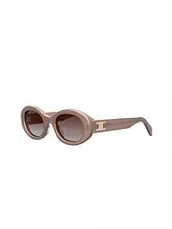 CELINE | Triomphe braune ovale Sonnenbrille | Marron
