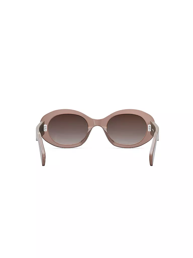 CELINE | Triomphe braune ovale Sonnenbrille | 