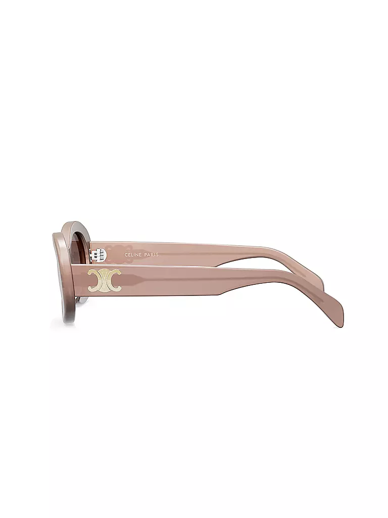 CELINE | Triomphe braune ovale Sonnenbrille | 