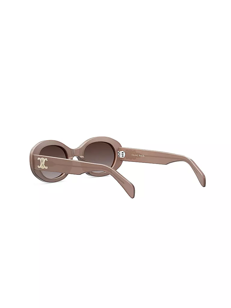 CELINE | Triomphe braune ovale Sonnenbrille | 