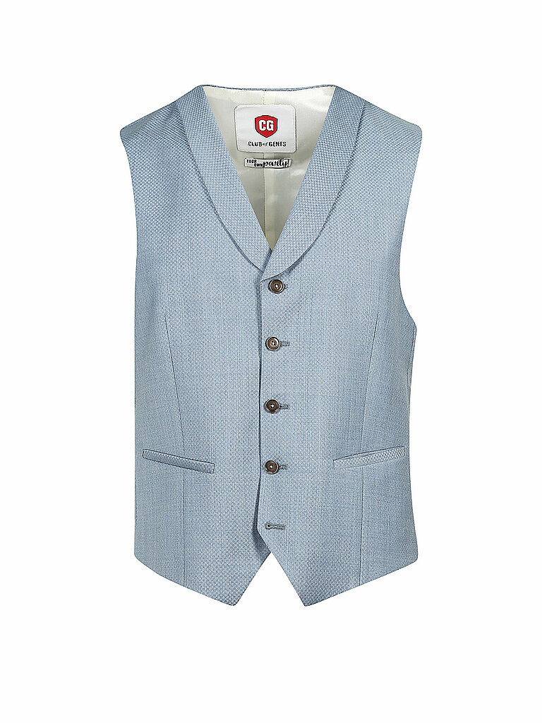 CG - CLUB OF GENTS Gilet de costume slim fit PHILIPP bleu clair | 44