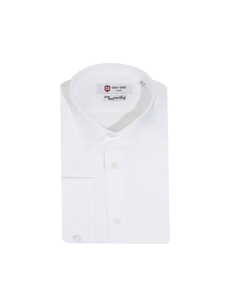Chemise habillée slim fit Piers blanc 41