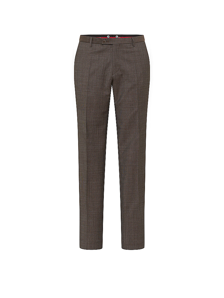 Pantalon de costume slim fit PASCAL marron 54