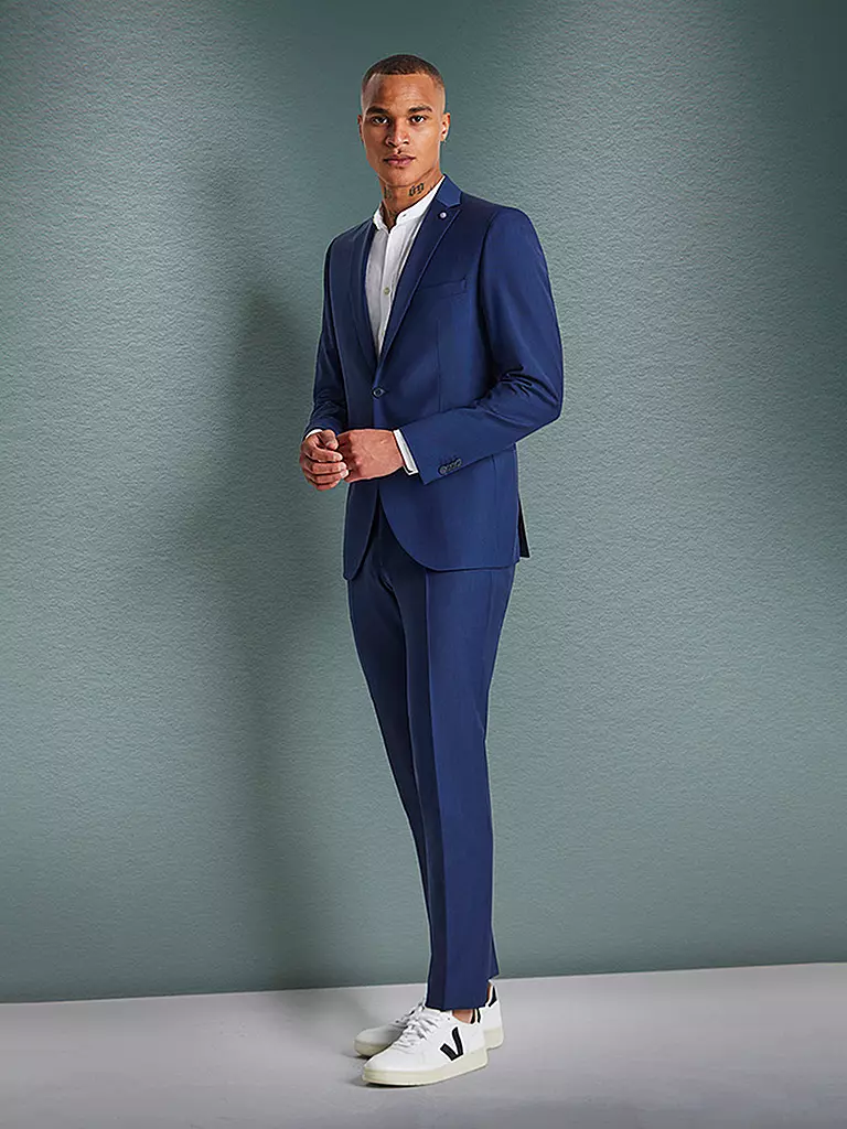 CG - CLUB OF GENTS | Anzughose Slim Fit CEDRIC | Bleu foncé