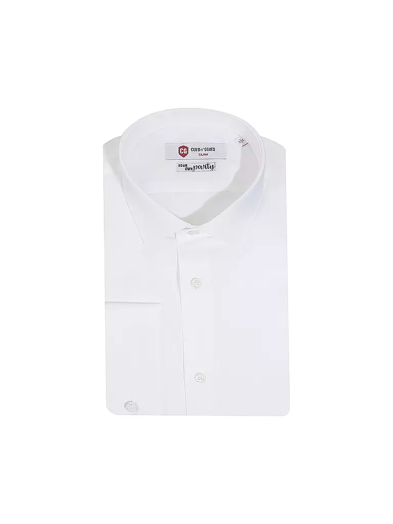 CG - CLUB OF GENTS | Chemise habillée slim fit "Piers" | Blanc