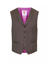CG - CLUB OF GENTS | Anzugweste Slim Fit PHILLIP | Marron