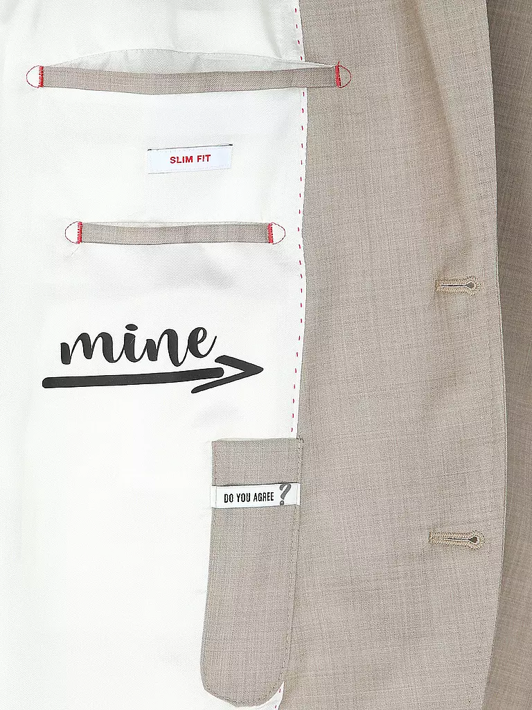 CG - CLUB OF GENTS | Sakko Slim Fit PATRICK | Beige