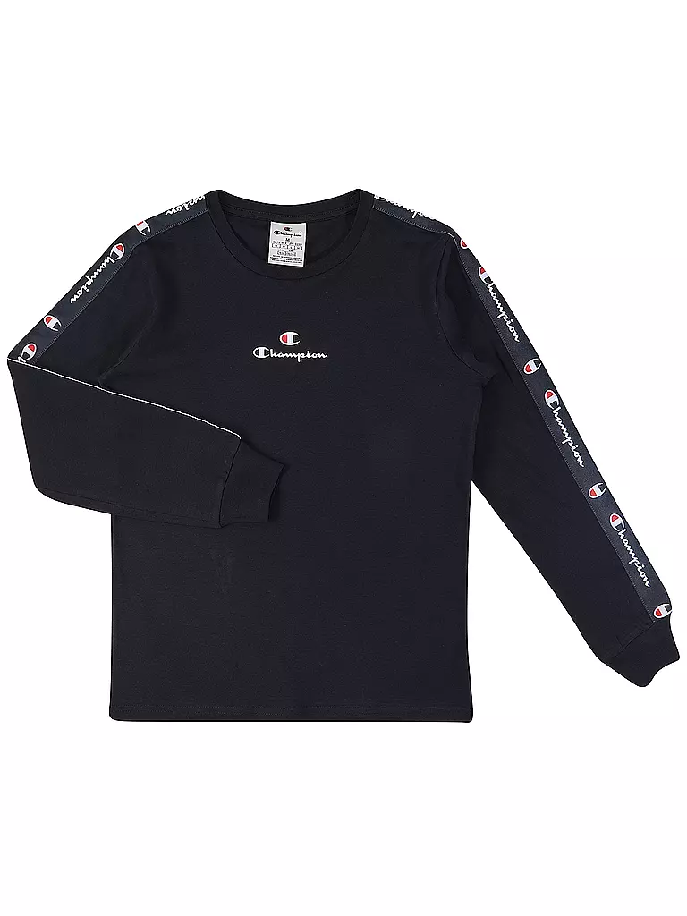 CHAMPION | Jungen Langarmshirt  | Bleu foncé
