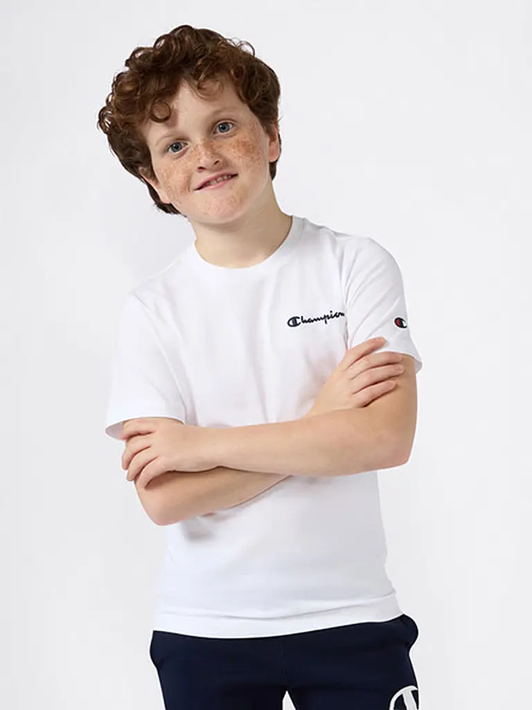 CHAMPION | Jungen T-Shirt | weiss