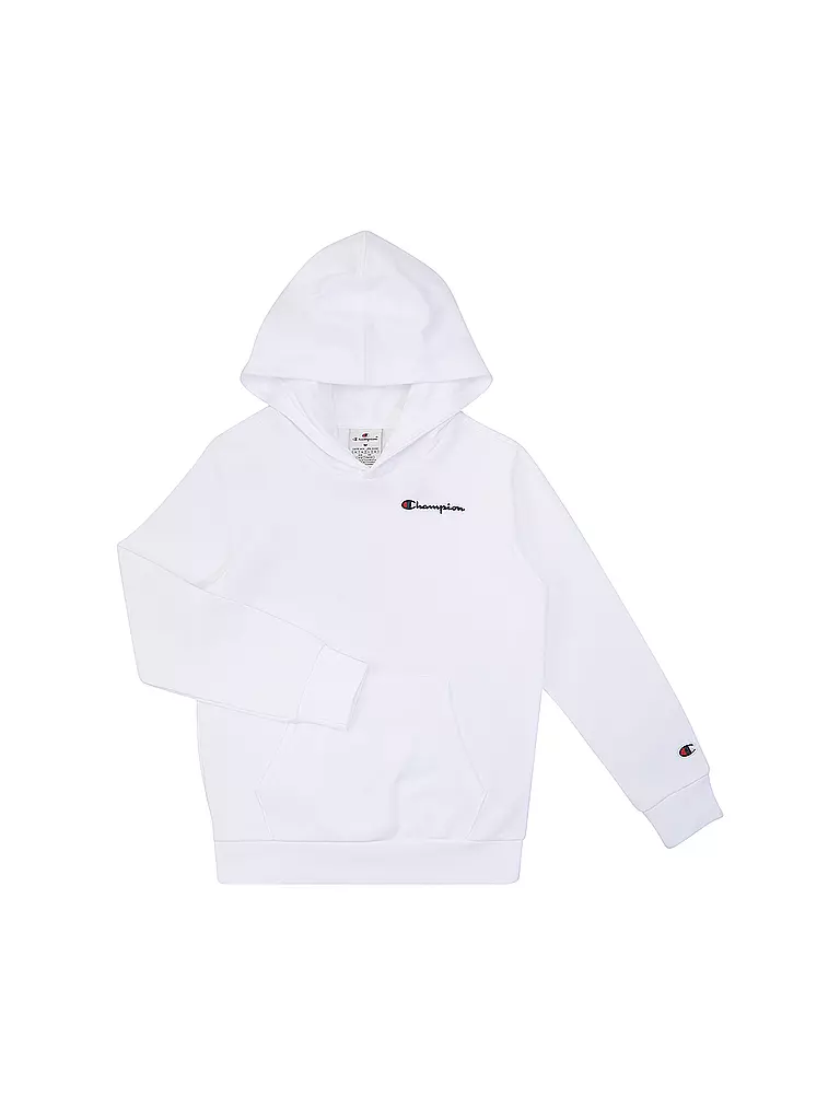 CHAMPION | Sweat à capuche garçon | Blanc