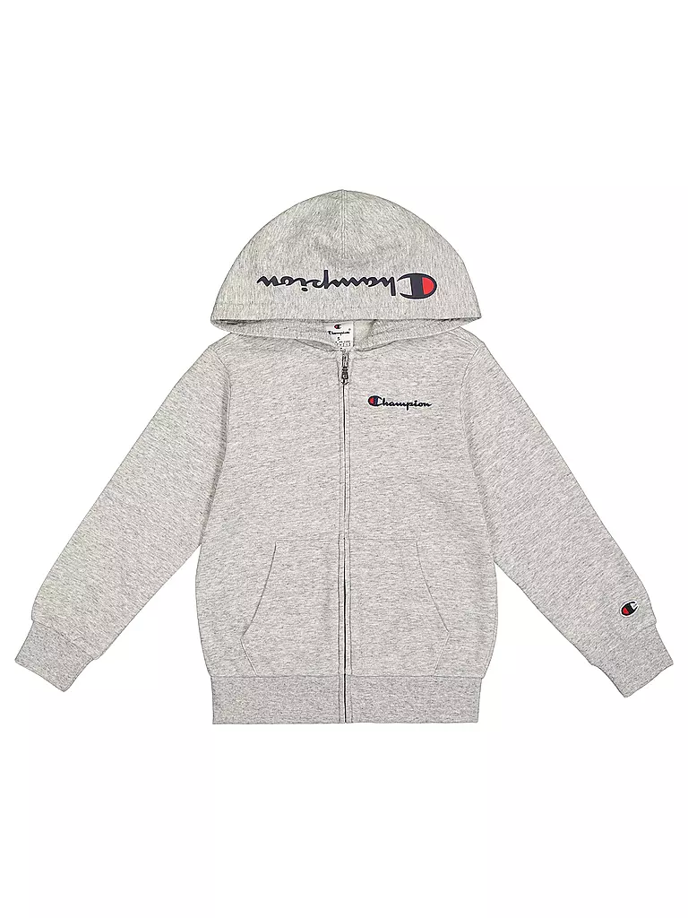 CHAMPION | Sweat-shirt zippé garçon | hellgrau