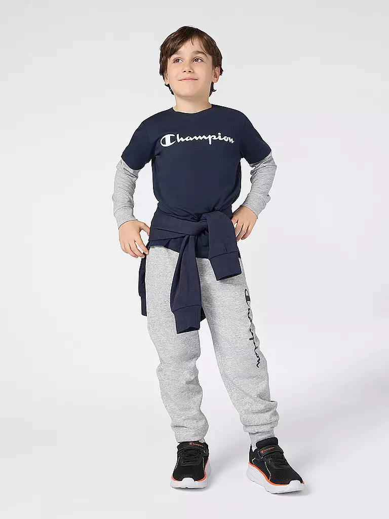 CHAMPION | T-shirt à manches longues pour garçon | Bleu foncé