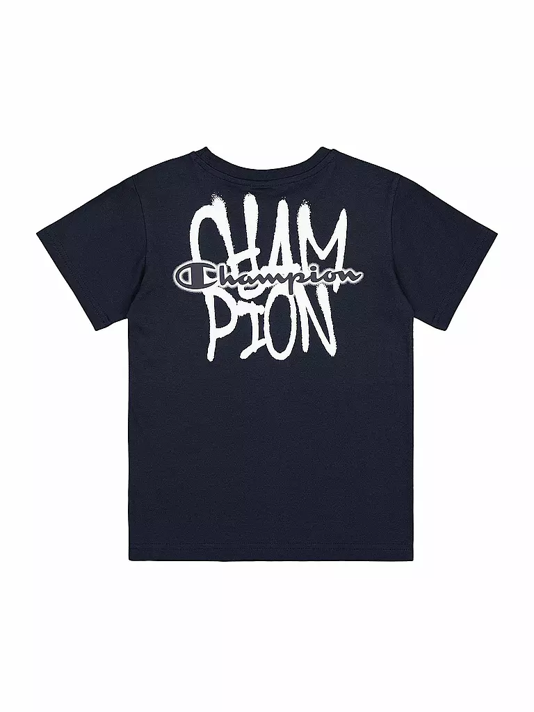 CHAMPION | T-shirt garçon | Bleu foncé
