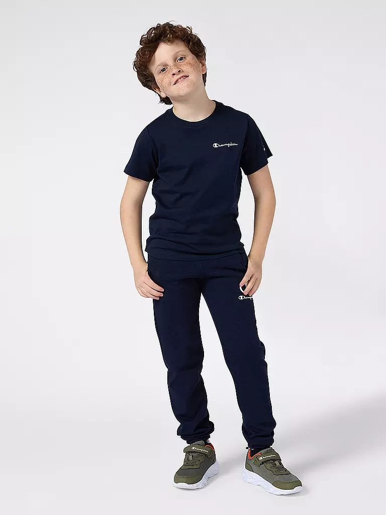 CHAMPION | T-shirt garçon | Bleu foncé