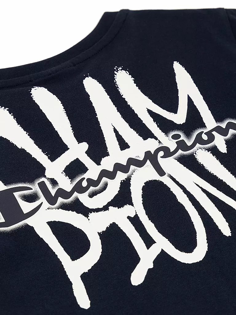 CHAMPION | T-shirt garçon | Bleu foncé