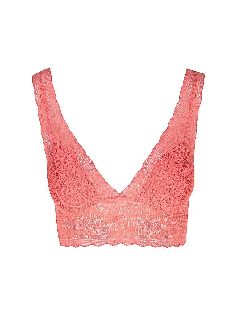 Bustier FLORAL TOUCH coral corail XL