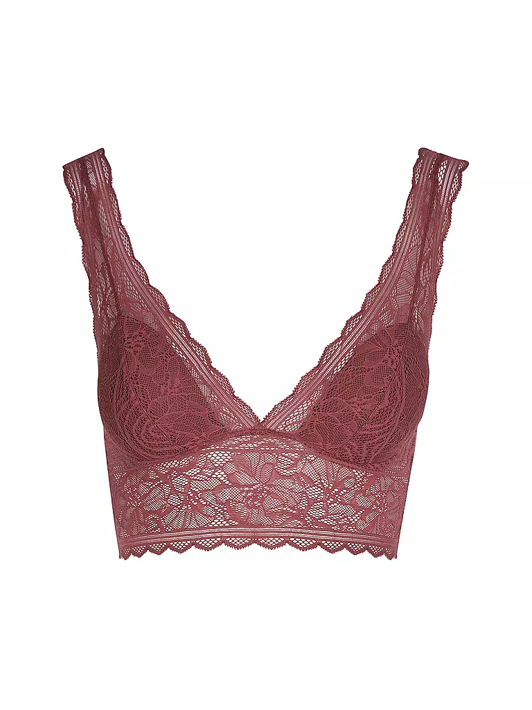CHANTELLE | Bustier FLORAL TOUCH sienna | dunkelrot