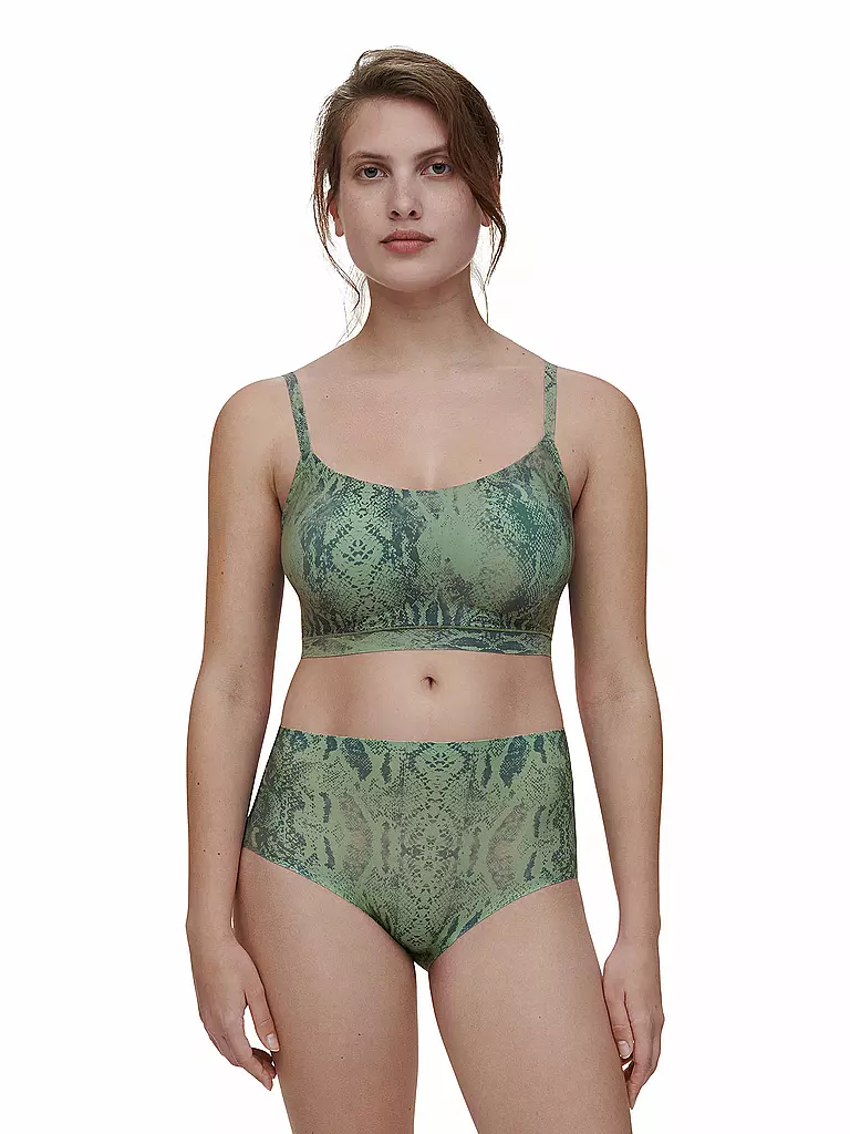 CHANTELLE | Bustier SOFTSTRETCH python print | Olive