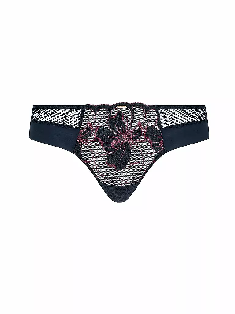 CHANTELLE | Culotte FLEURS SIGNATURE bleu marine lurex | 