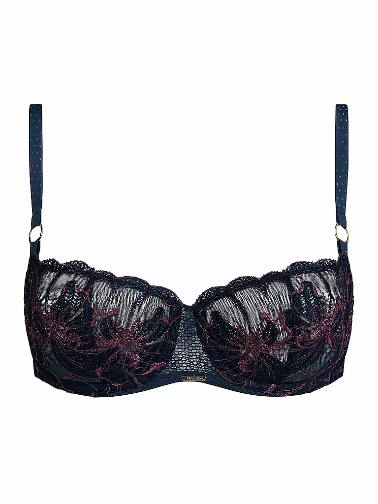 CHANTELLE | Soutien-gorge à armatures FLEURS SIGNATURE sailing blue lurex | 