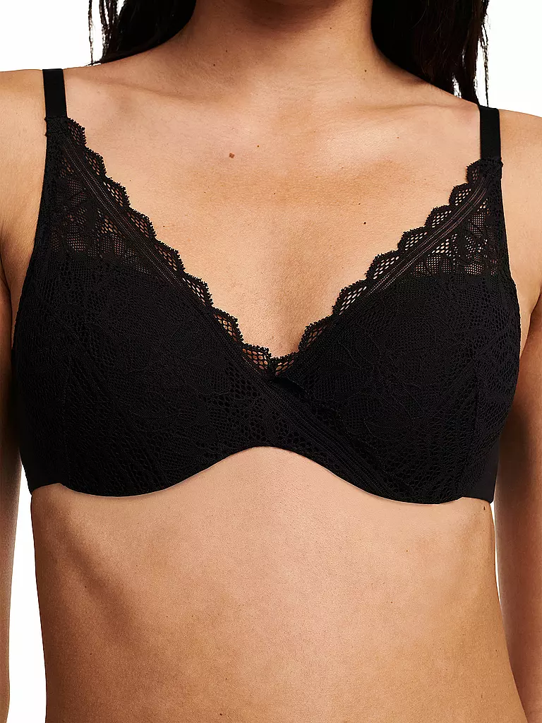 CHANTELLE | Soutien-gorge à armatures FLORAL TOUCH noir | 