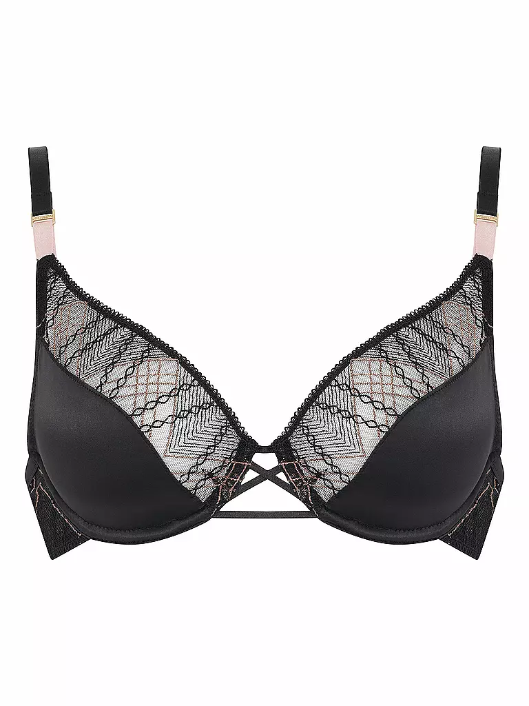 CHANTELLE | Soutien-gorge à armatures MEMENTO noir / lurex rose | Noir