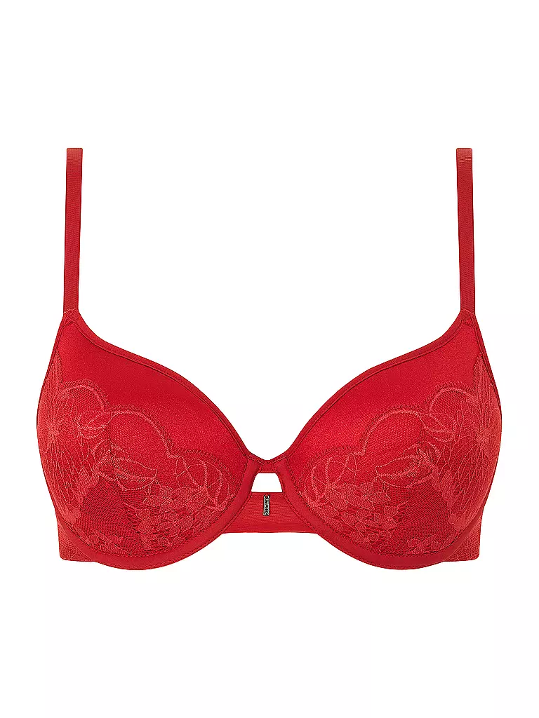 CHANTELLE | Soutien-gorge à armatures MIDNIGHT FLOWERS scarlet | rot