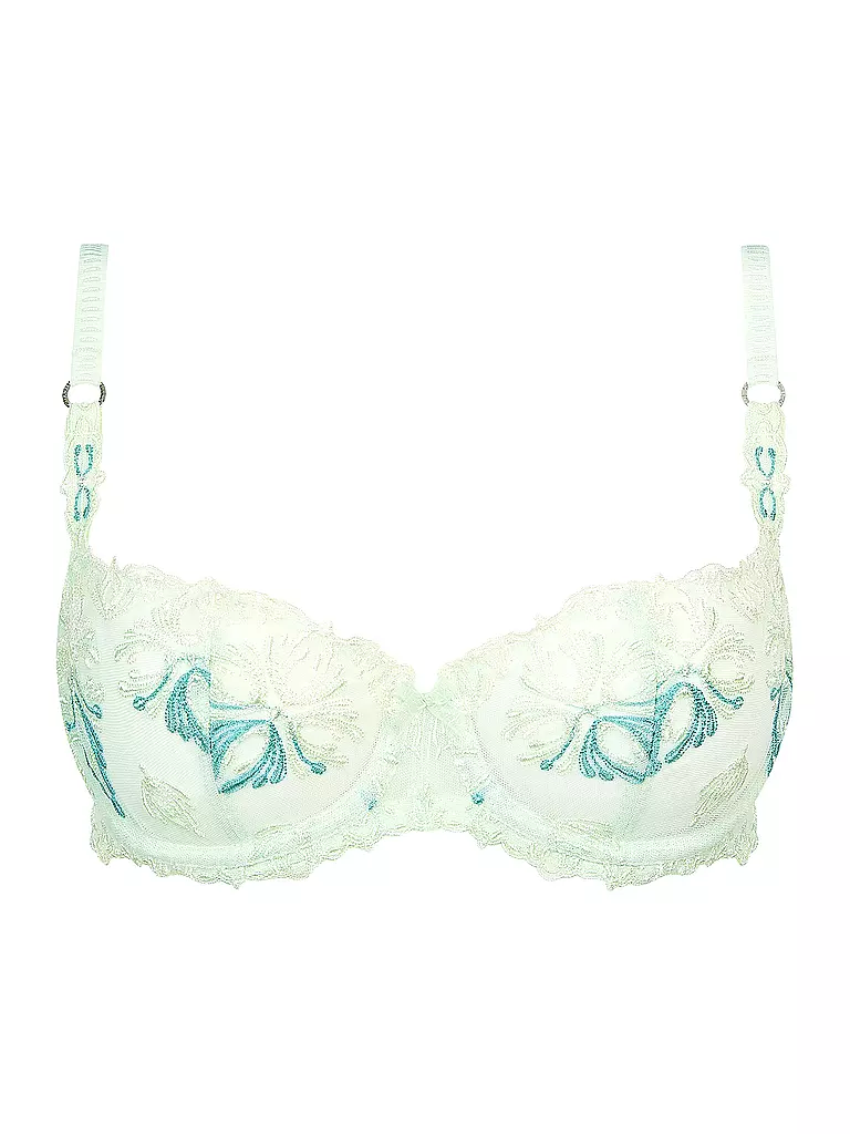 CHANTELLE | Soutien-gorge balconnet à armatures CHAMPS ELYSEES green lily multico | mint