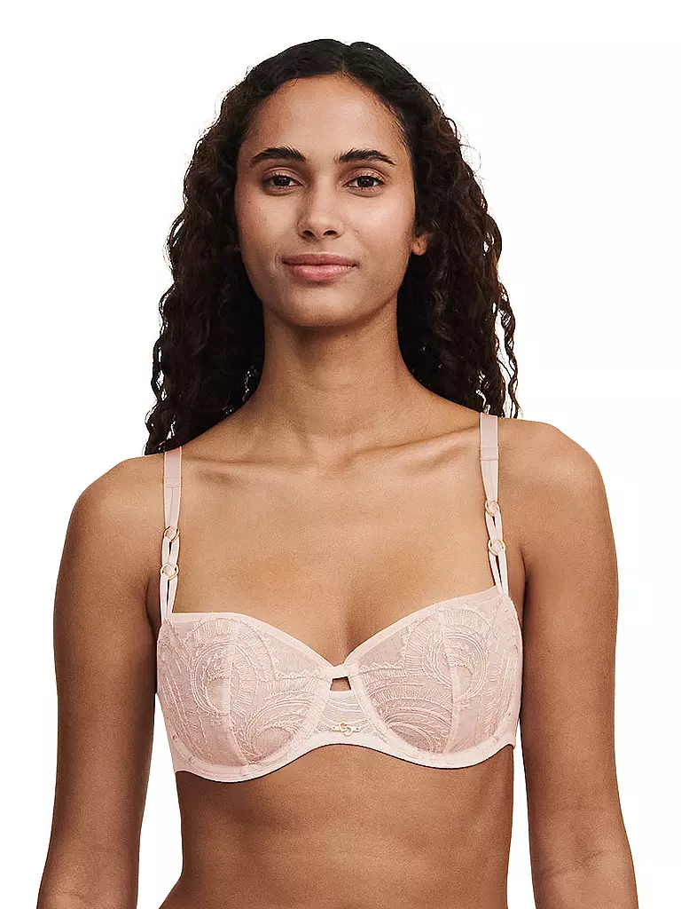 CHANTELLE | Soutien-gorge balconnet MYSTIC CREAM rose taffetas | 