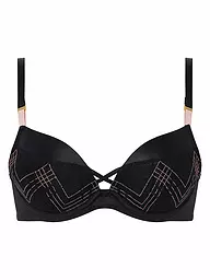 CHANTELLE | Soutien-gorge push-up MEMENTO noir / lurex rose | Noir