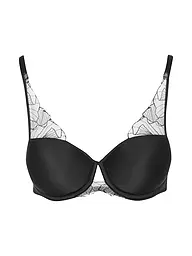 CHANTELLE | Soutien-gorge T-shirt à armatures TATTOO LOVE noir/beige doré | Noir