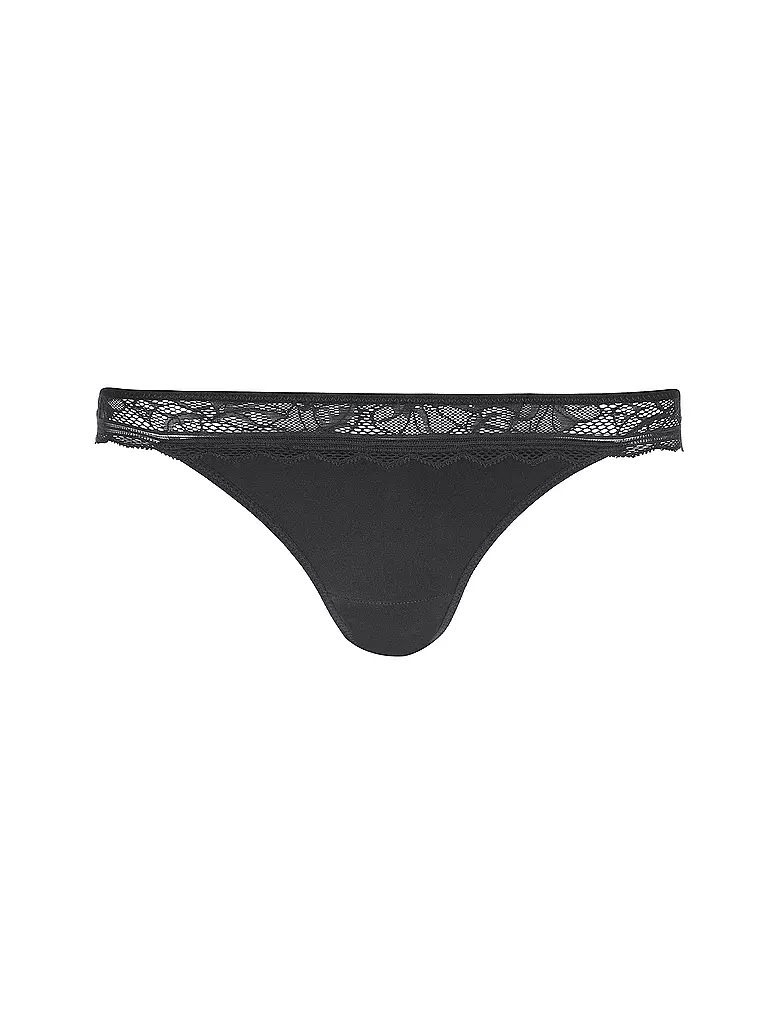 CHANTELLE | String Floral Touch bleu jean | schwarz