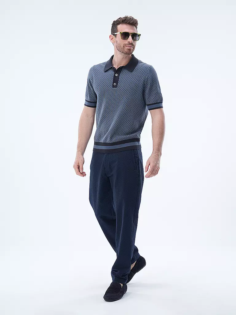 CHE | Poloshirt COSMO GEO QUINN | Bleu