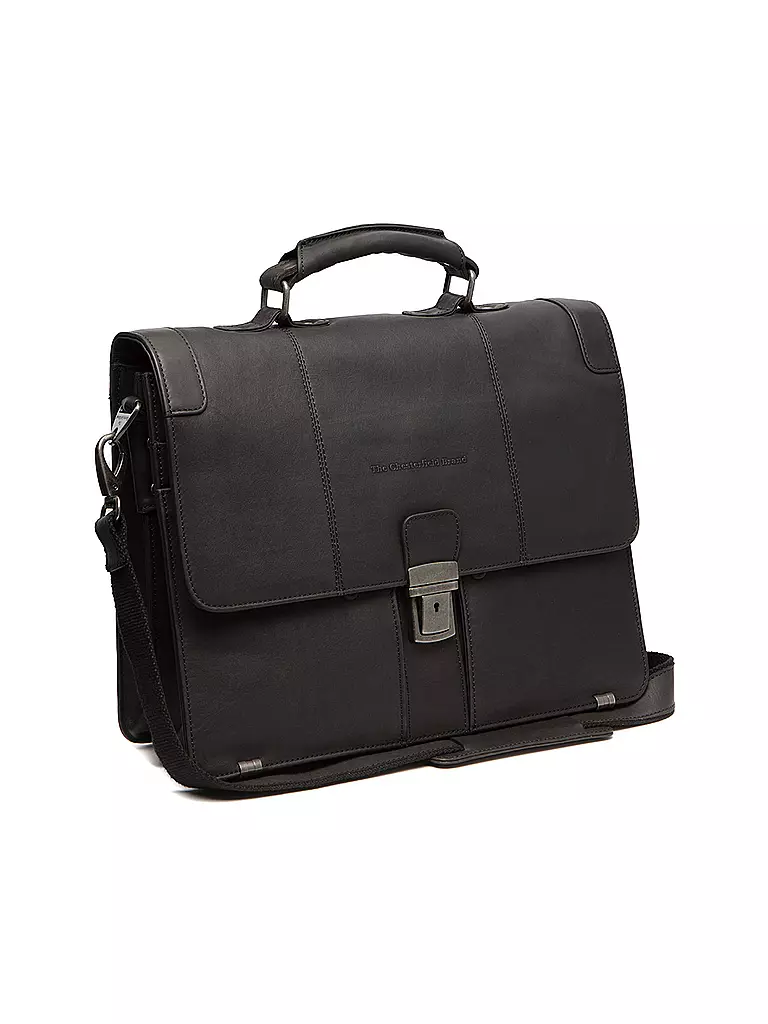 CHESTERFIELD | Sac en cuir - Porte-documents STUTTGART 14" | schwarz