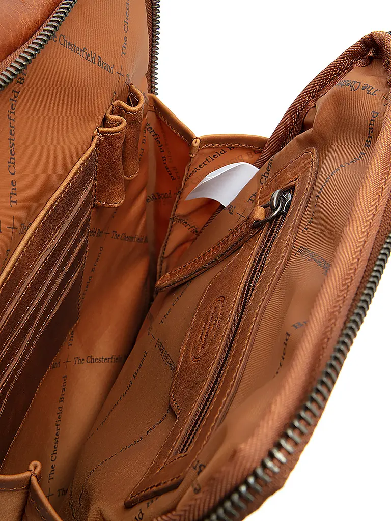CHESTERFIELD | Sac en cuir - Sac bandoulière ALVA | Camel
