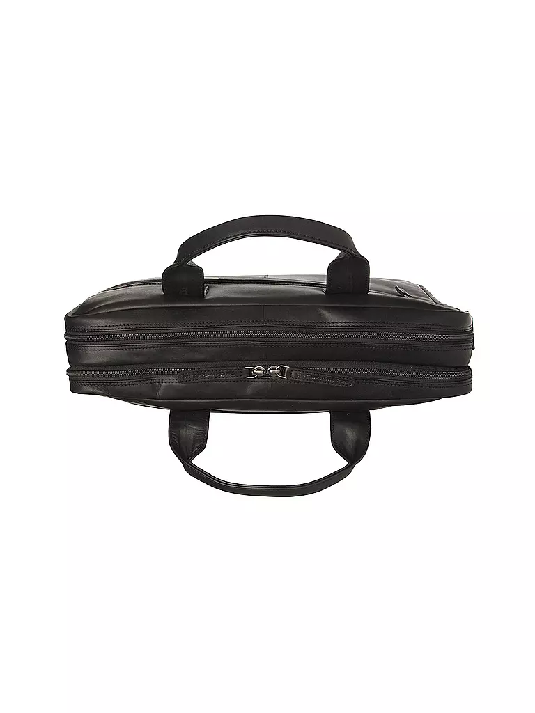 CHESTERFIELD | Sac en cuir - Sac pour ordinateur portable FRAZER | schwarz