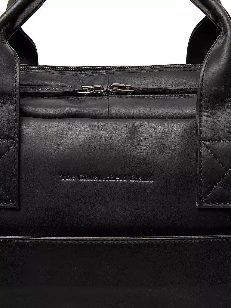 CHESTERFIELD | Sac en cuir - Sac pour ordinateur portable FRAZER | schwarz