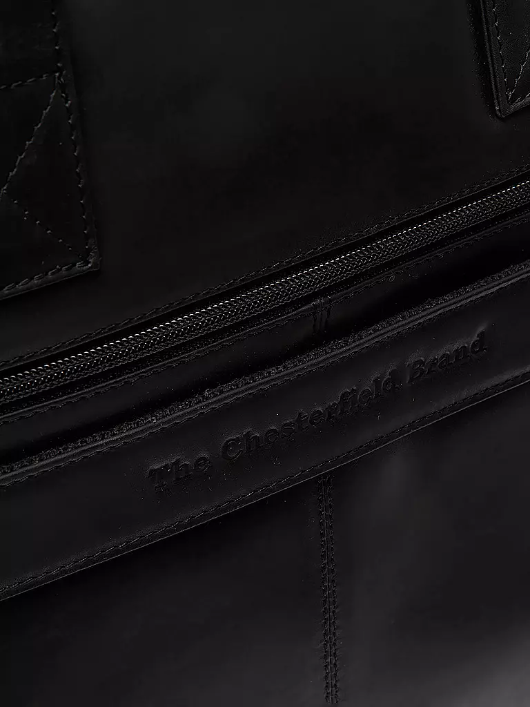 CHESTERFIELD | Sac en cuir - Sac pour ordinateur portable FRAZER | schwarz