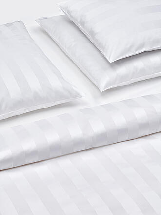 CHRISTIAN FISCHBACHER | Housse de couette en satin 140x200cm Broadway Blanc