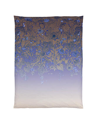 CHRISTIAN FISCHBACHER | Housse de couette en satin BLUE HOUR 140x200cm Bleu/Cuivre