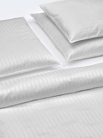 CHRISTIAN FISCHBACHER | Housse de couette en satin MANHATTAN 140x200cm Gris argent