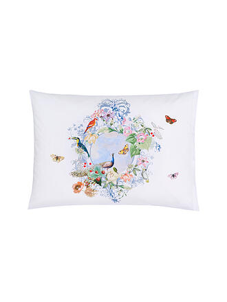 CHRISTIAN FISCHBACHER | Housse de coussin en satin 70x90cm Peacock Weiss