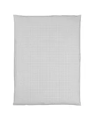 CHRISTIAN FISCHBACHER | Housse de couette en satin 140x200cm TIMES SQUARE Blanc | Argent