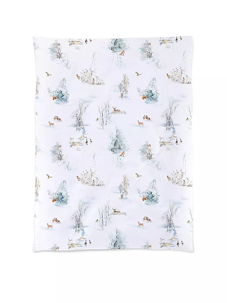CHRISTIAN FISCHBACHER | Housse de couette en satin FINJA 140x200cm Blanc | weiss
